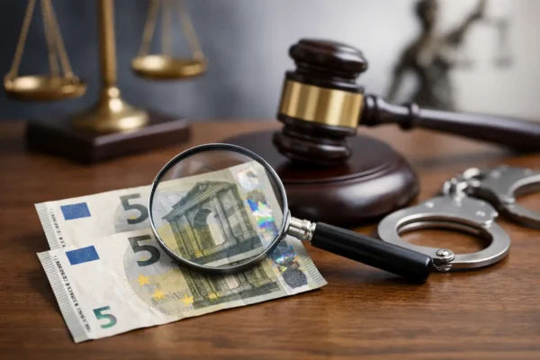 Counterfeit €5 Banknotes and the Law